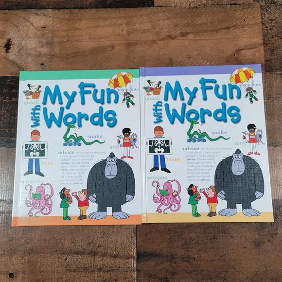 My Fun With Words Dictionary Complete 2 Lot Hardcover 2012 Set Southwestern - Picture 2 of 3